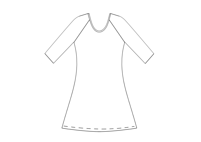E-Book Lillesol & Pelle Raglan-Dress and Shirt Woman, german