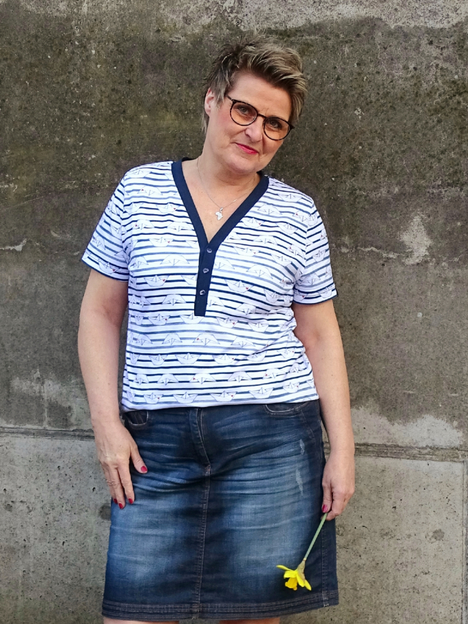 E-Book Lillesol & Pelle Shirt mit Knopfleiste Damen, german