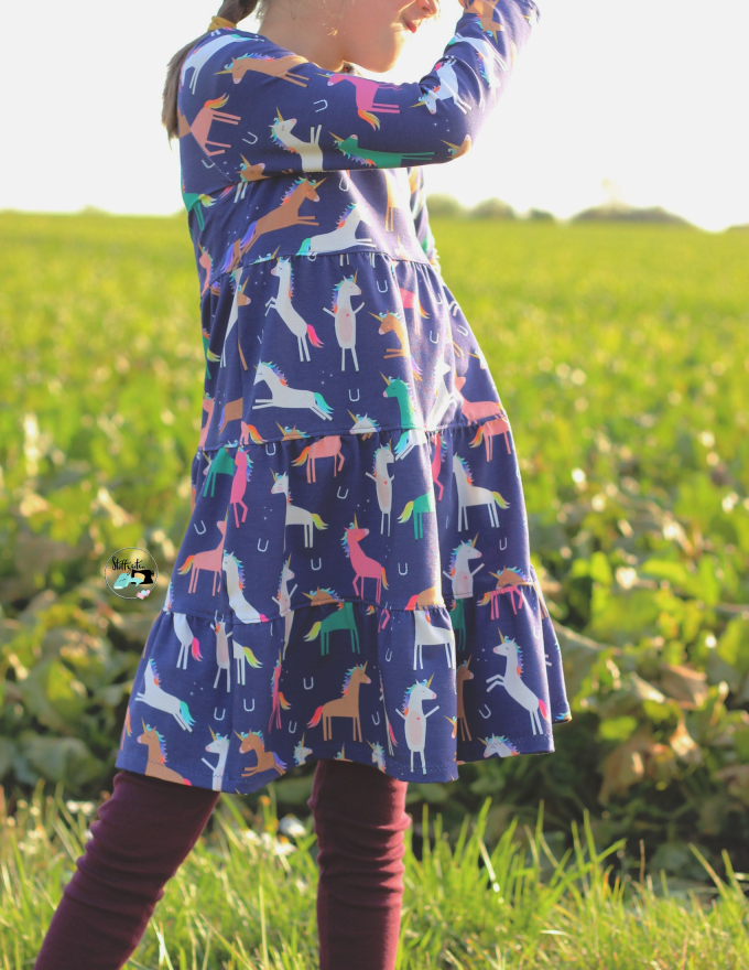 E-Book Lillesol & Pelle Stufenkleid Jersey Kids, en allemand