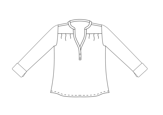 E-Book Lillesol & Pelle Blouseshirt Geweven stof Dames, Duits