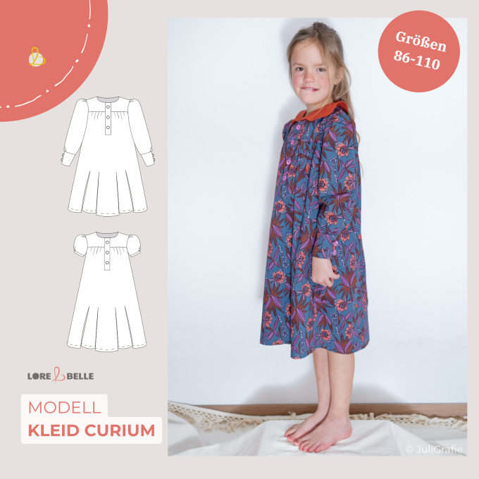 E-Book Lore & Belle Kleid Curium Gr. 86-110