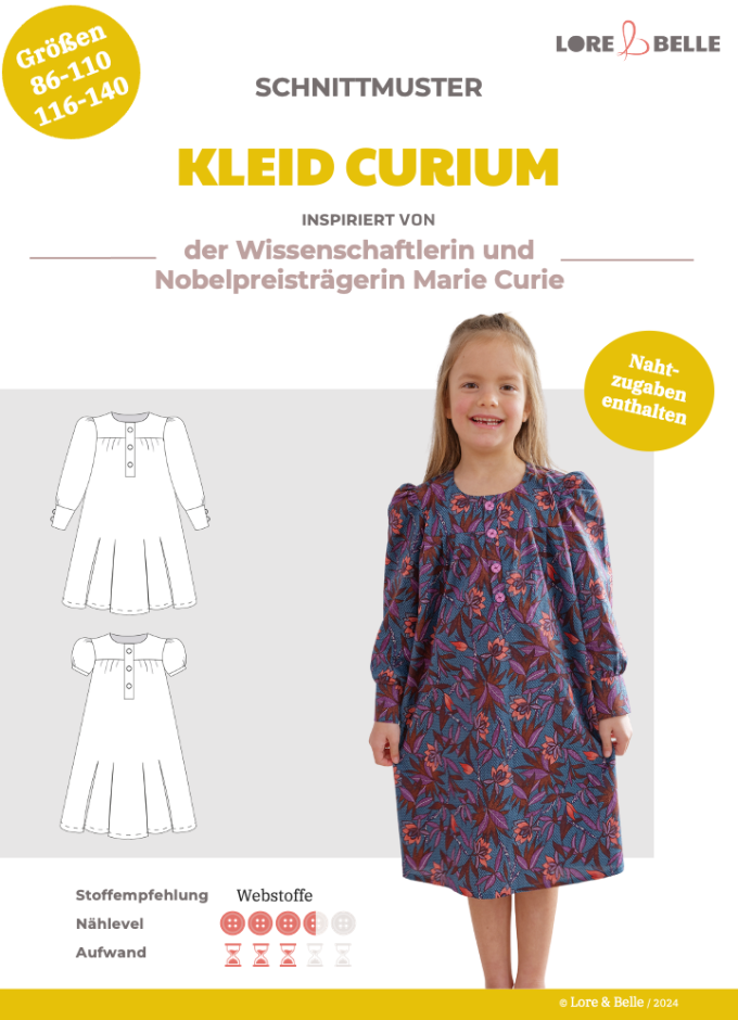 E-Book Lore & Belle Kleid Curium Gr. 86-110