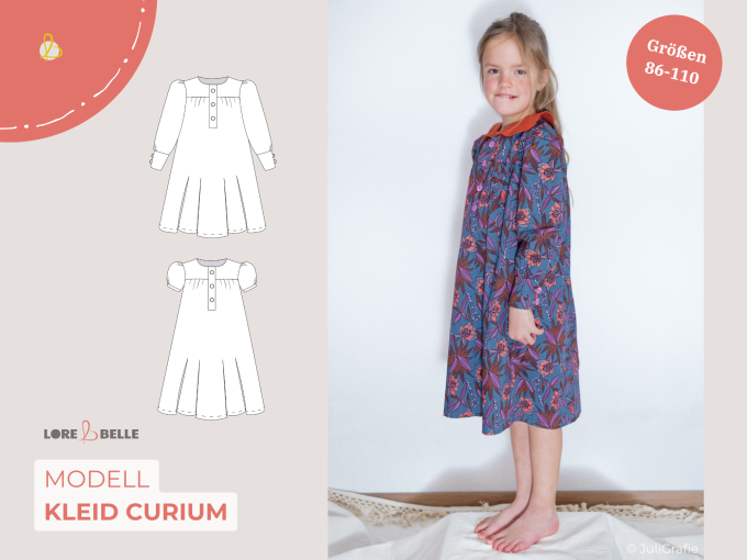E-Book Lore & Belle Kleid Curium Gr. 86-110