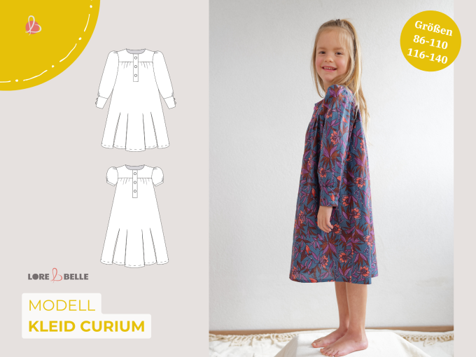 E-Book Lore & Belle Kleid Curium Gr. 86-140 Bundle
