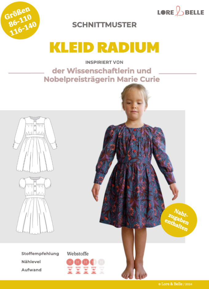 E-Book Lore & Belle Kleid Radium Gr. 116-140