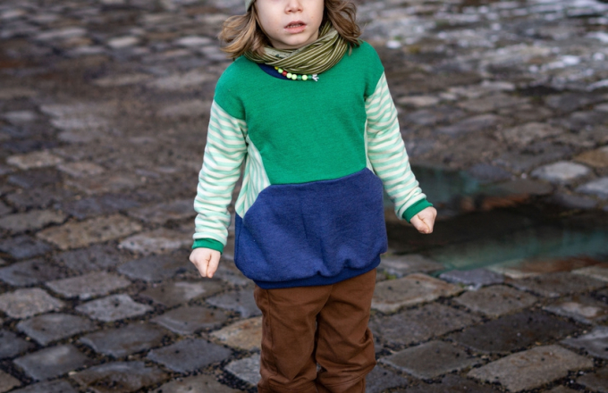 E-Book Lotte & Ludwig Kinder-Oversize-Kleid Muckelig, en allemand