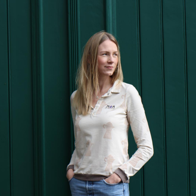 Patron shirt polo femme pdf Montagskind Lotte & Ludwig, en allemand