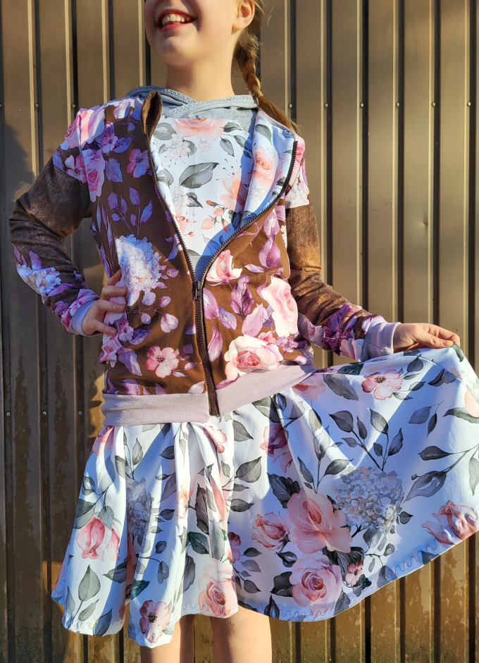 E-Book LovelySewDesign Jacke/Weste/Cardigan Lovely Jacket 122-164 Beamer/A0-Version