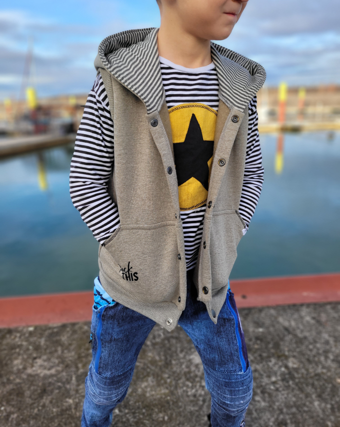 E-Book LovelySewDesign Jacke/Weste/Cardigan Lovely Jacket 122-164 Beamer/A0-Version