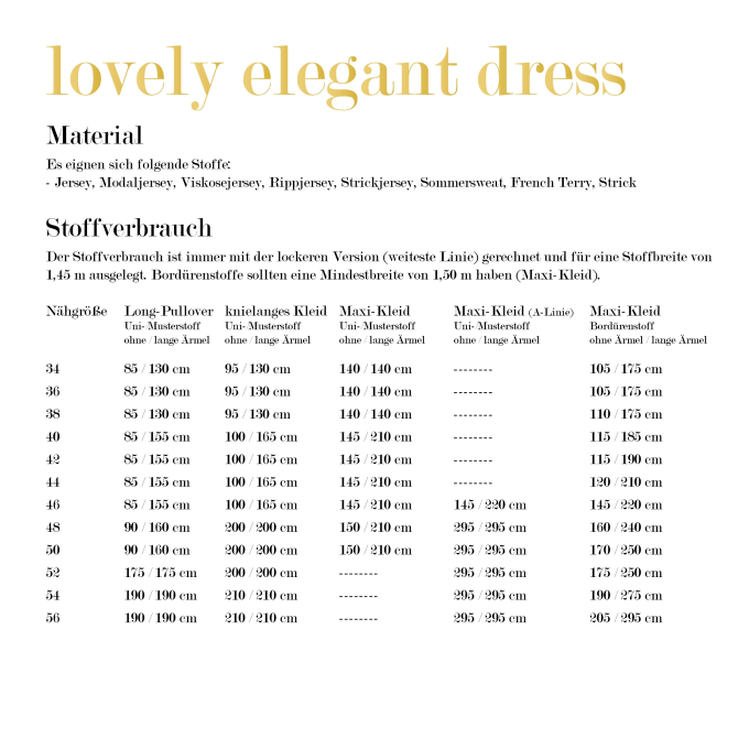 E-Book LovelySewDesign Lovely Elegant Dress, german
