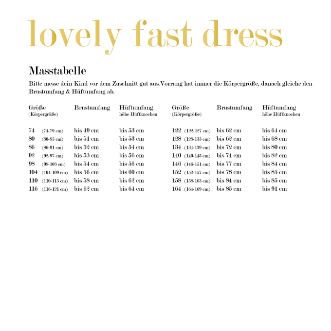 E-book LovelySewDesign Lovely Fast Dress Kids 122 - 164, Duits