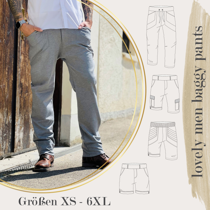E-Book LovelySewDesign Lovely Men Baggy Pants, german
