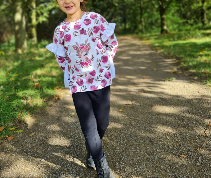 Patron sweat-shirt enfant pdf Lovely Kids LovelySewDesign, en allemand