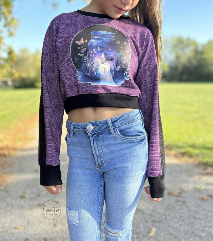 Patron sweat-shirt enfant pdf Lovely Kids LovelySewDesign, en allemand