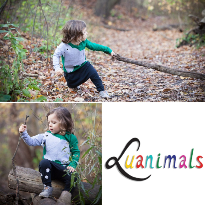 E-Book Luanimals Elephant Eli Pullover Kids, german