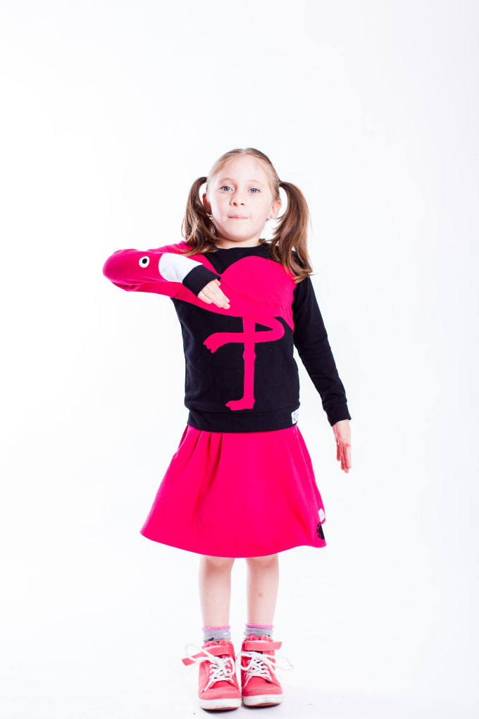 E-Book Luanimals Flamingo Frida Pullover Kids, german