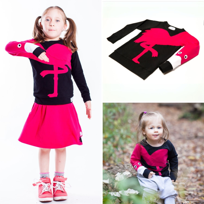 E-Book Luanimals Flamingo Frida Pullover Kids, german