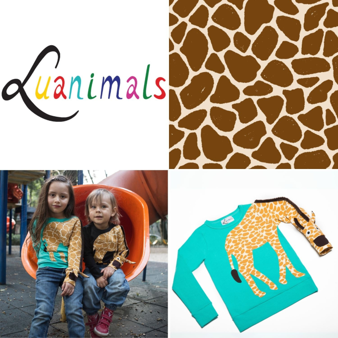E-Book Luanimals Giraffe Gerda Pullover Kids, german