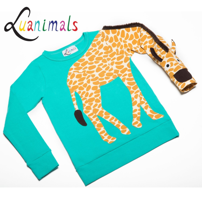 E-Book Luanimals Giraffe Gerda Pullover Kids, german