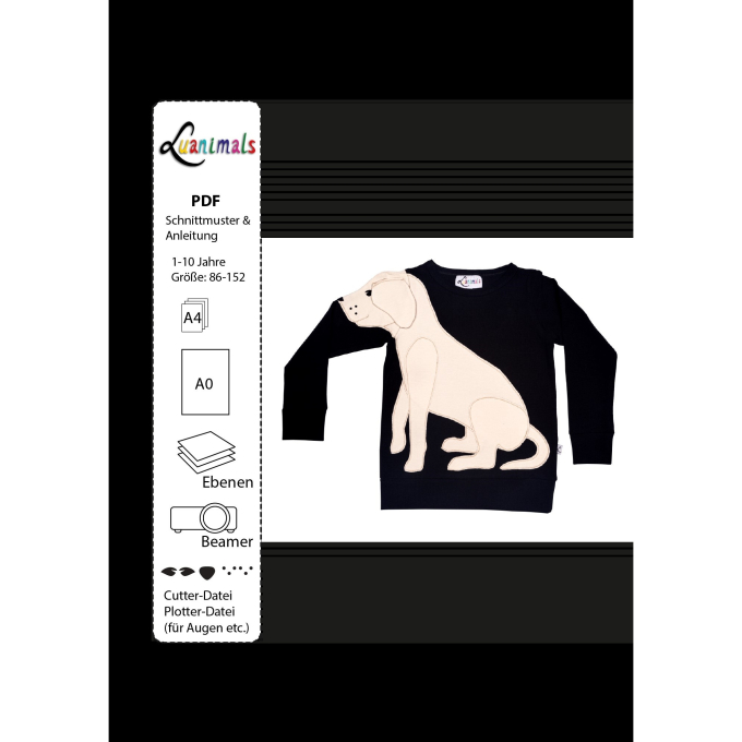 E-Book Luanimals Labrador Luana Pullover Kids, german
