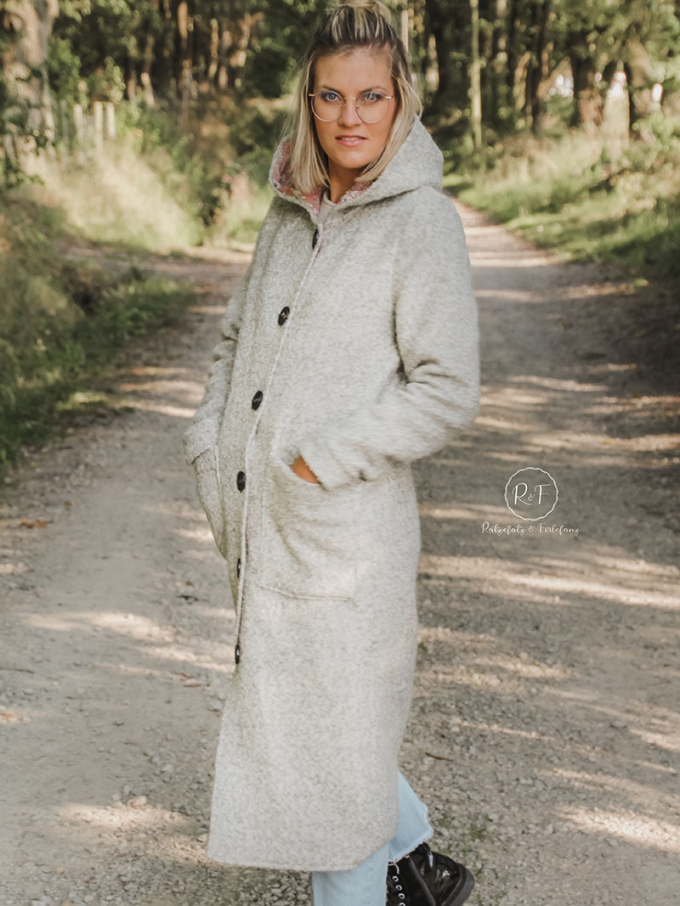 Ebook patron Supplément capuche pour manteau femme 