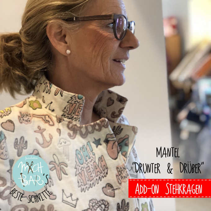 Ebook patron Supplément col haut pour manteau femme 