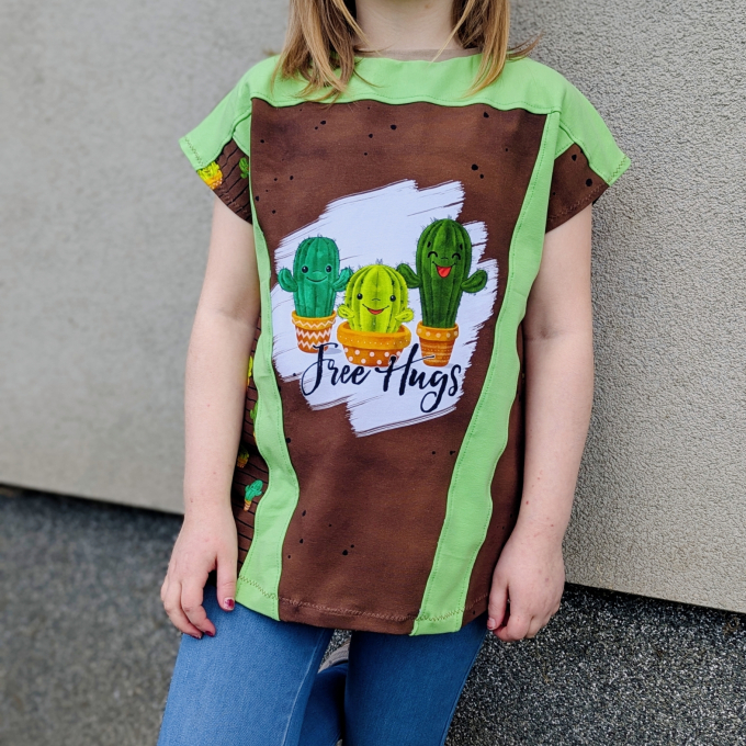 Patron t-shirt enfant pdf Main ChillShirt MainZwillingsnadel, en allemand