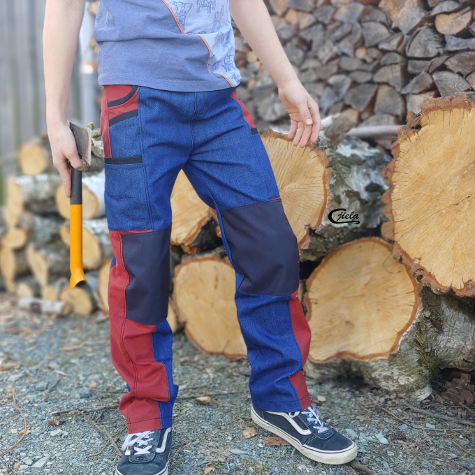 E-Book MainZwillingsnadel Main Worker Pants Kids, german