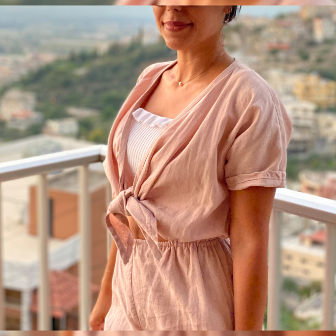 E-book Make it yours Front Tie Jumpsuit, Duits