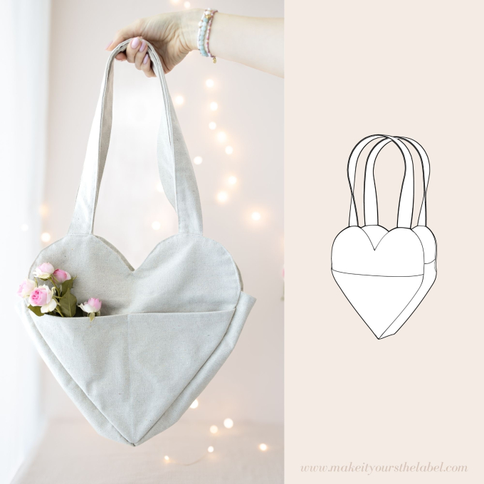 E-book Make it yours Heart Bag, Duits
