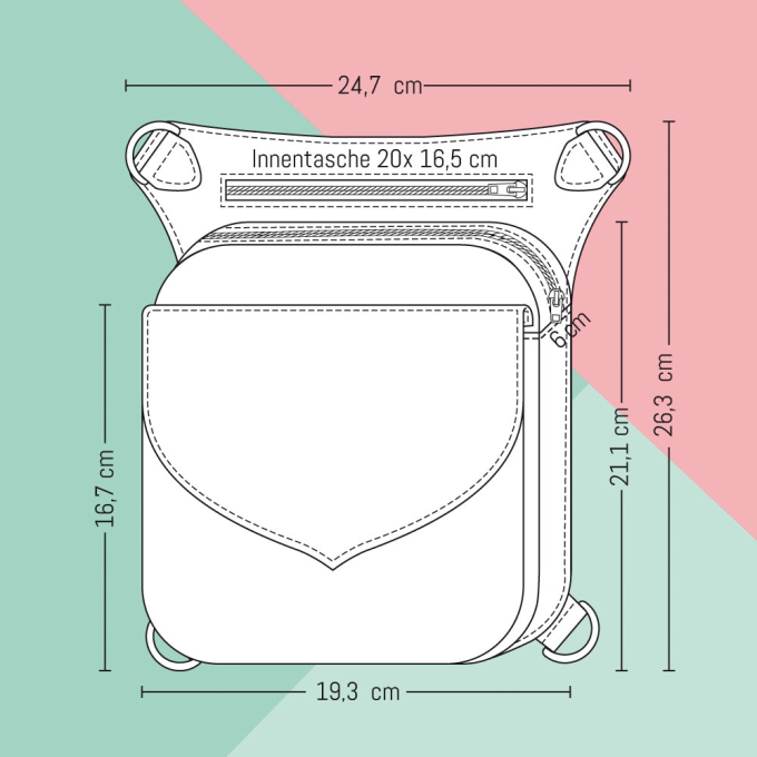 E-book Maker Mauz Festivaltasche Toria, Duits