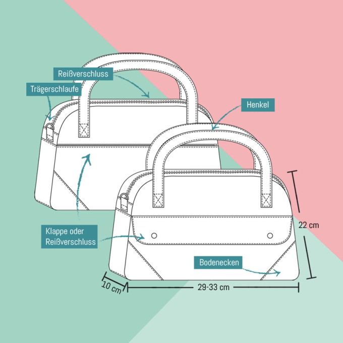 E-book Maker Mauz Handtasche Ally, Duits