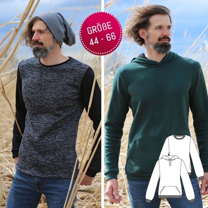 E-book Maker Mauz Pullover Hoodie Nafi, Duits