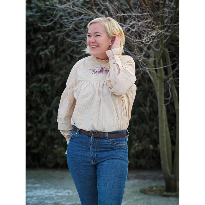 E-book MaLiNa Damenbluse Bernice, Duits