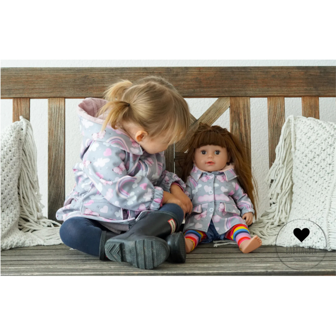 E-Book MaLiNa Regenzauber MiniMe Puppenjacke, german