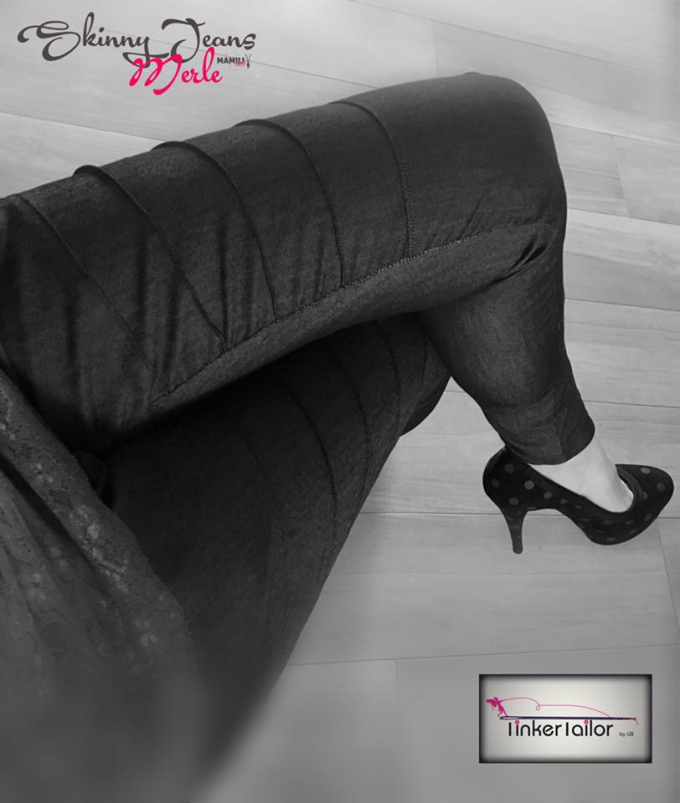 E-Book Mamili1910 Skinny & Bootcut Paket Jeanshose Merle, duits