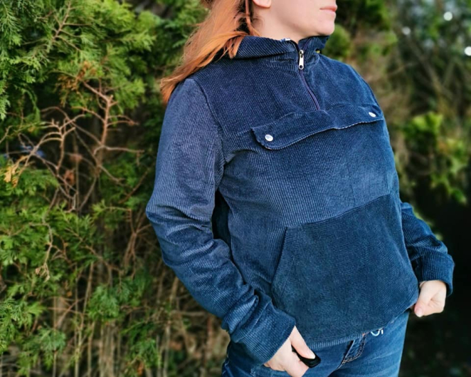 E-Book Mamili1910 Softshell Windbreaker Lahja, german