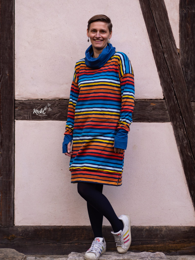 E-book ManjiPuh Ladys Oversizehoodie/Dress KorPUHs, Duits