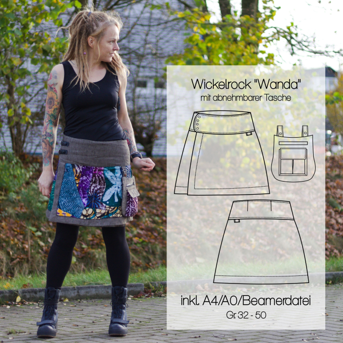 E-Book ManjiPuh Wickelrock Wanda Ladies, german