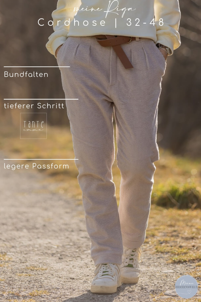 E-book Meine Herzenswelt Cordhose Meine Riga, Duits