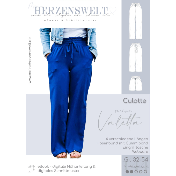 E-book Meine Herzenswelt Culotte Damen Meine Valetta, Duits