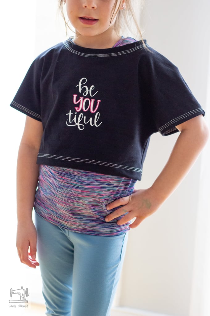 Ebook patron t-shirt enfant Deine Cara Meine Herzenswelt, en allemand