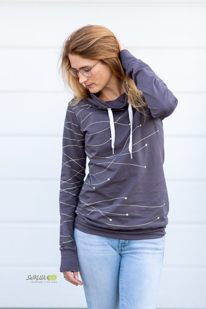 E-book Meine Herzenswelt Hoodie Pullover Damen Paco #126, Duits
