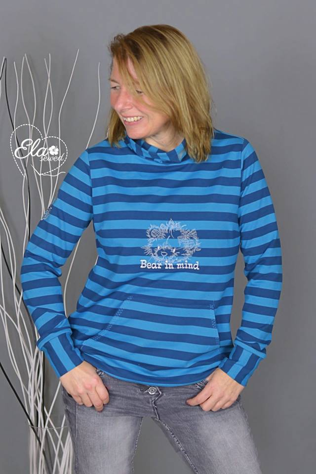 E-book Meine Herzenswelt Hoodie Pullover Damen Paco #126, Duits