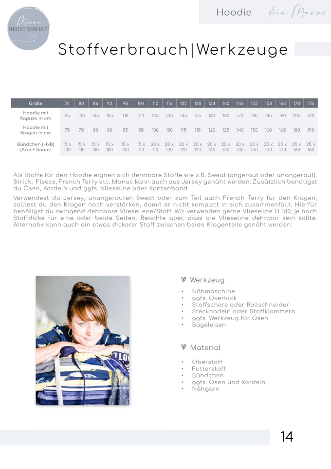 E-Book Meine Herzenswelt Kinder Hoodie Dein Manuc