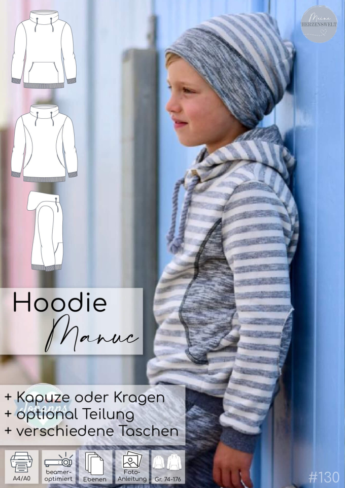 E-Book Meine Herzenswelt Kinder Hoodie Dein Manuc