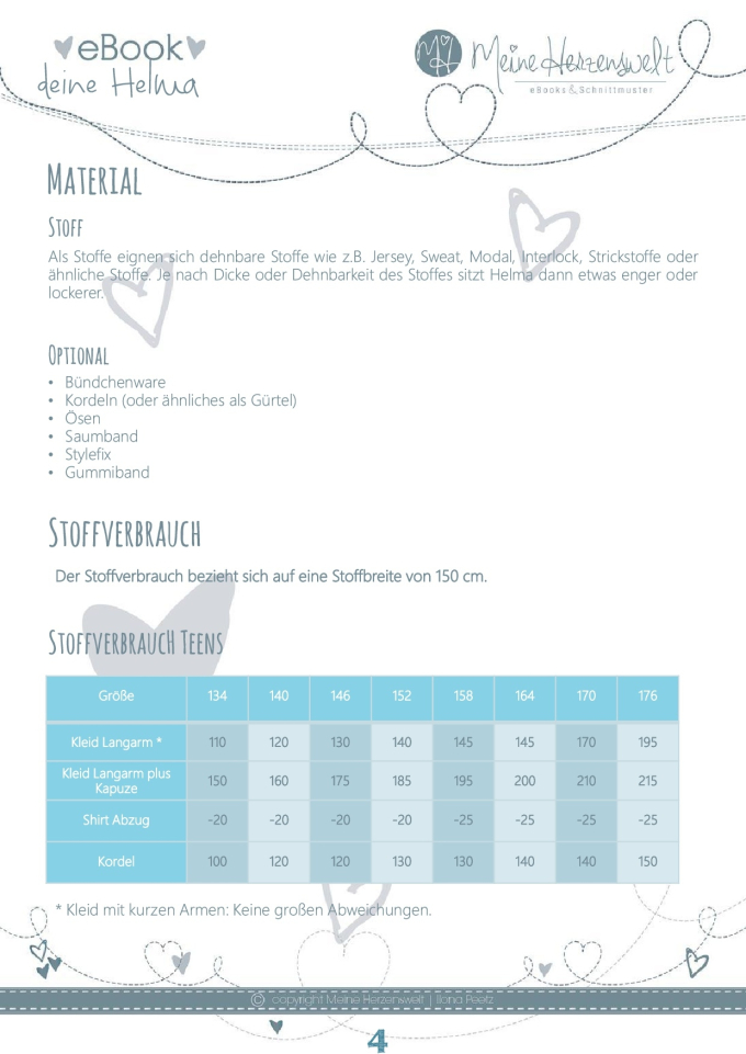 E-Book Meine Herzenswelt Kleid/Shirt Deine Helma Teens