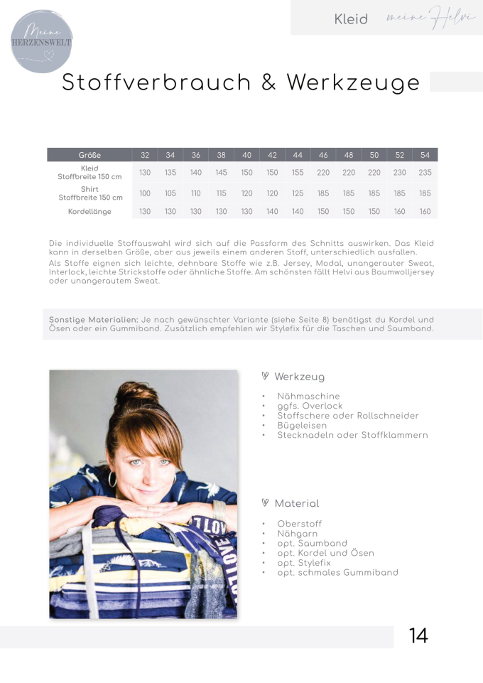 E-Book Meine Herzenswelt Kleid/Shirt Meine Helvi, en allemand