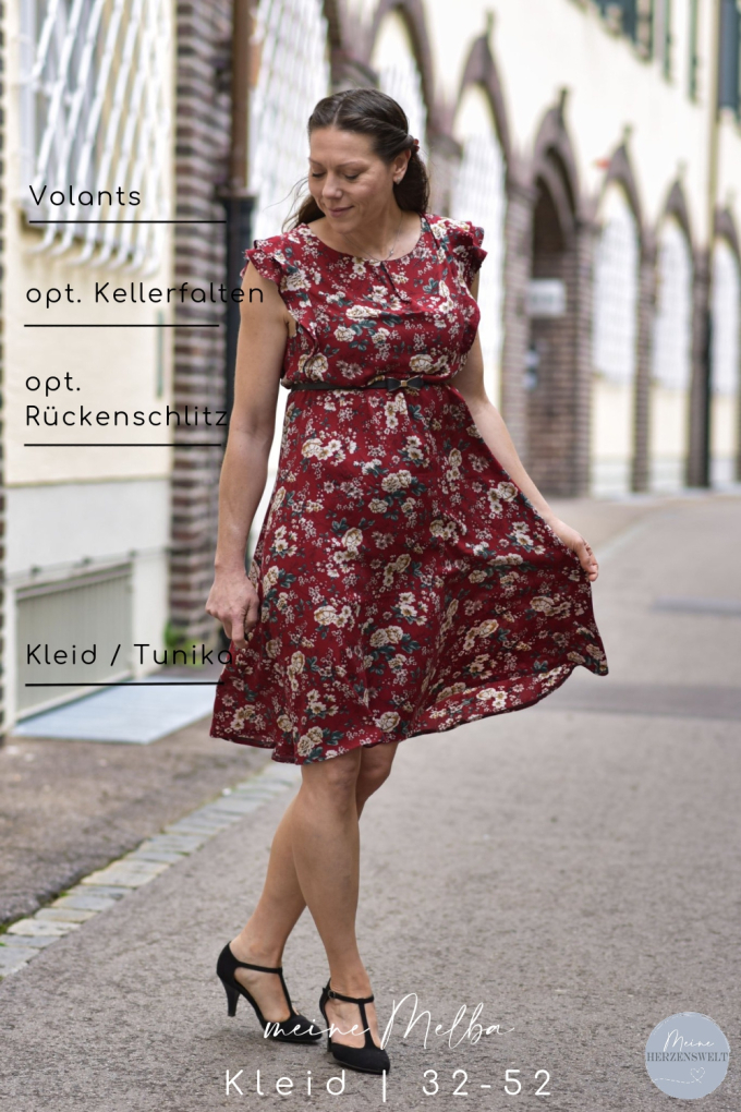 Ebook patron robe femme meine Melba Meine Herzenswelt, en allemand