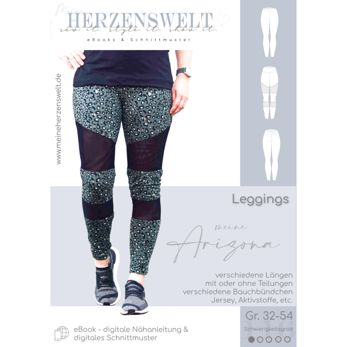 Ebook patron  leggings femme Deine Arizona Meine Herzenswelt, en allemand